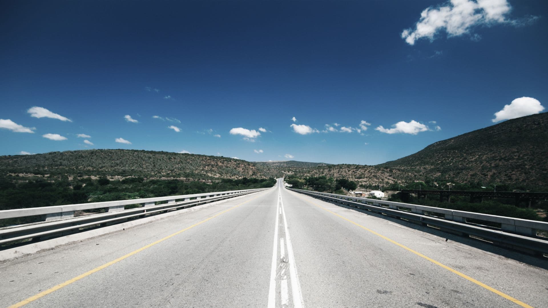 Open road in South Africa